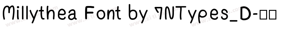 Millythea Font by 7NTypes_D字体转换